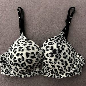 Victoria’s Secret Very Sexy Snow Leopard Push-Up Bra 32B